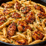 One Pan Smoky Cajun Butter Sausage Penne: A Flavor-Packed Weeknight Dinner