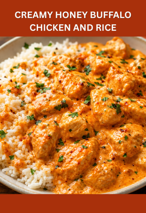 Creamy Honey Buffalo Chicken and Rice