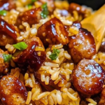 Sticky Honey Garlic Butter Chicken Rice – Easy 35-Minute Dinner