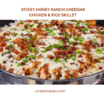 Sticky Honey Chili Garlic Butter Chicken Penne