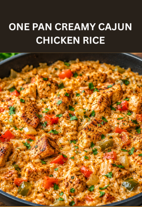 one pan creamy cajun chicken rice