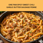 Creamy Cheddar Buffalo Buffalo Sausage Pasta