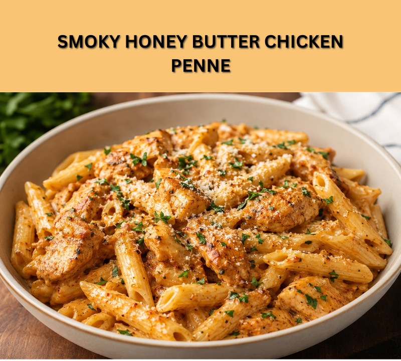 smoky honey butter chicken penne