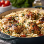 Smoky Garlic Butter Steak and Cheddar Rice – Easy Skillet Dinner