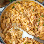 Creamy Buffalo Garlic Butter Chicken Penne
