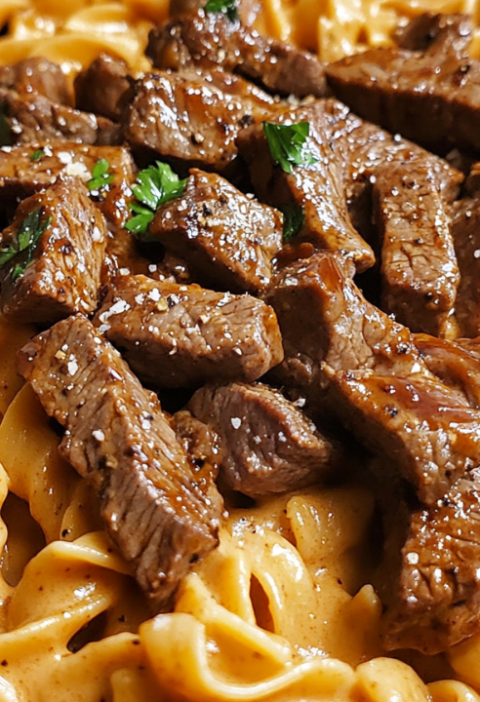 Smoky BBQ Ranch Steak Pasta Skillet