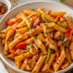 Creamy Pepper Jack Cajun Chicken Skillet Pasta