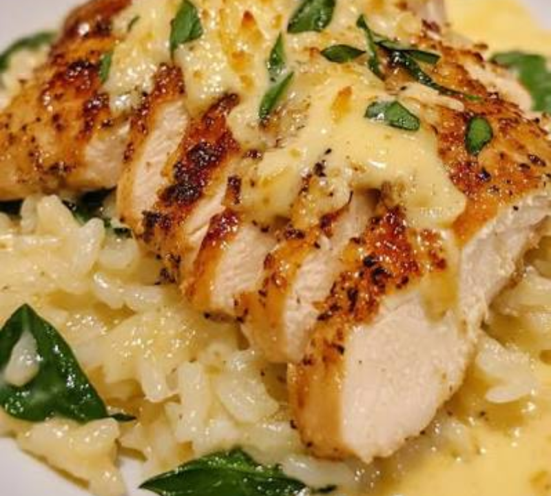 bold smoky garlic parmesan chicken rice