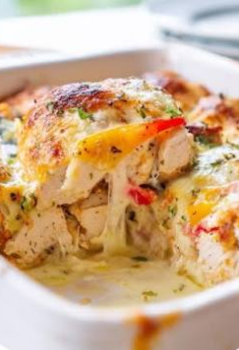 creamy pepper jack chicken rice