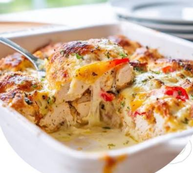 creamy pepper jack chicken rice